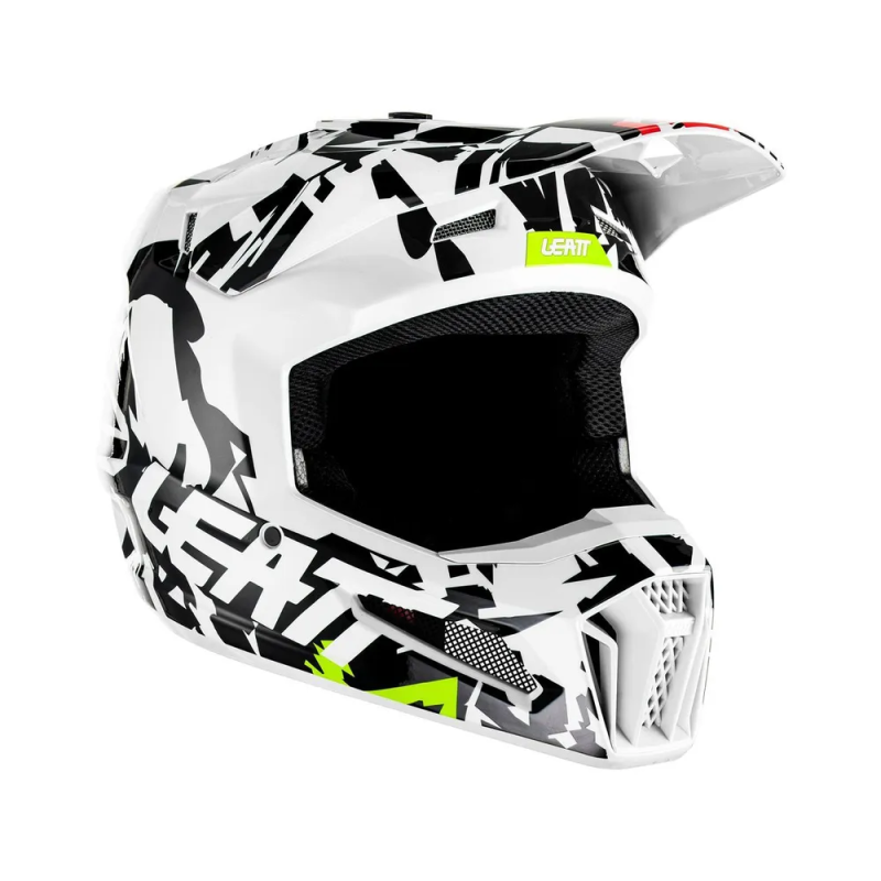 Шлем подростковый Leatt Moto 3.5 Junior Zebra