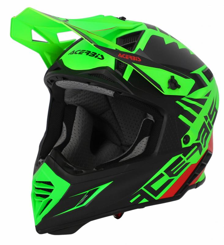 Мотошлем кроссовый Acerbis X-Track 22-06 Fluo-Green/Black