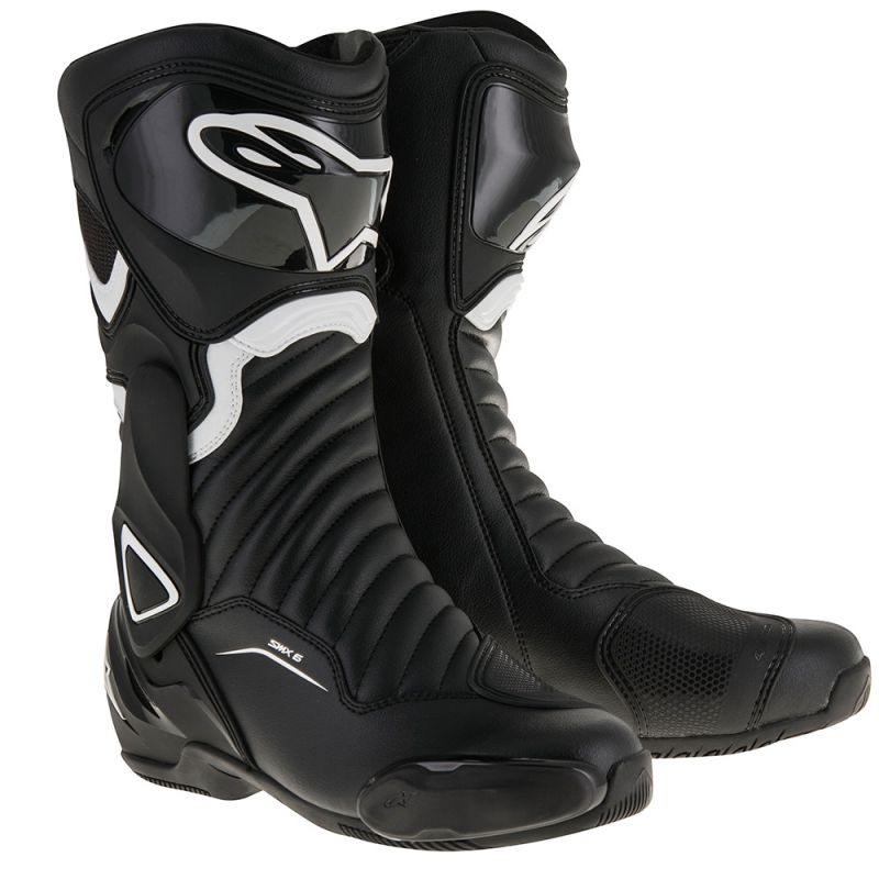 Мотоботы Alpinestars SMX-6 V2, черно-белый