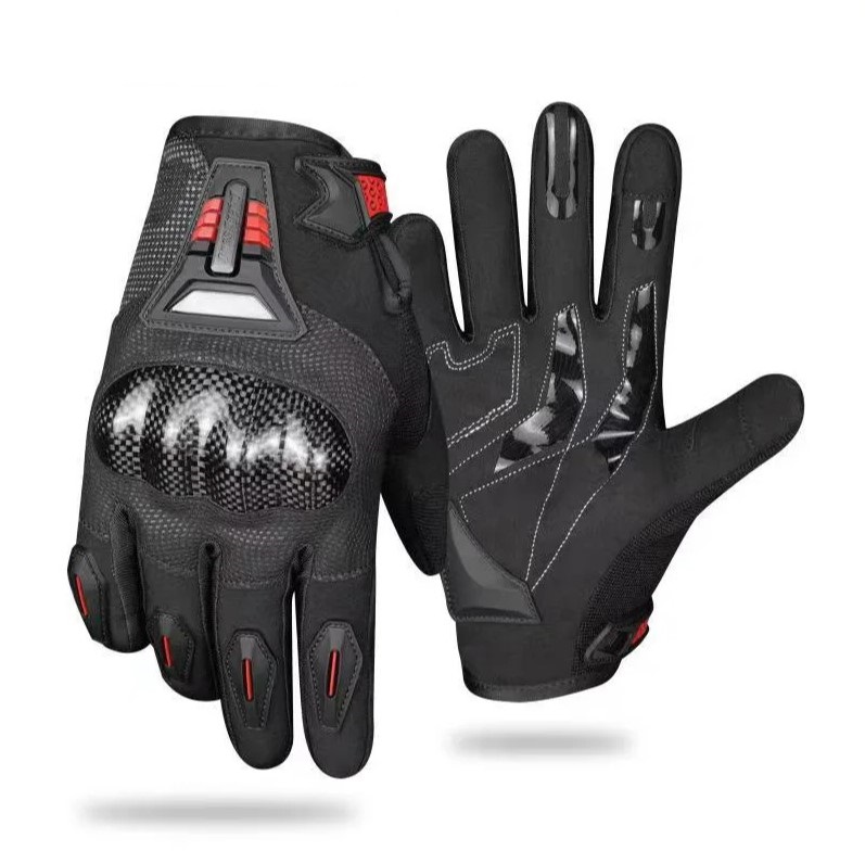 Перчатки Ones Again MG-07P-CF, black-red