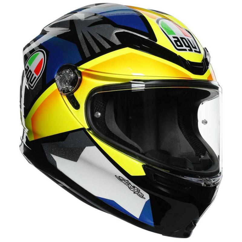 Шлем AGV K-6 Multi Joan Black/Blue/Yellow