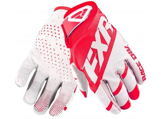 Перчатки FXR Clutch Strap MX 19 Red/White