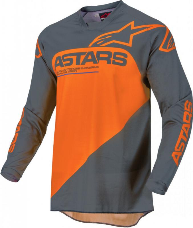 Джерси Alpinestars RACER SUPERMATIC JERSEY, антрацитово-оранжевый, 1440