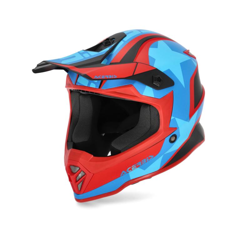 Шлем детский Acerbis IMPACT STEEL JUNIOR Red/Blue