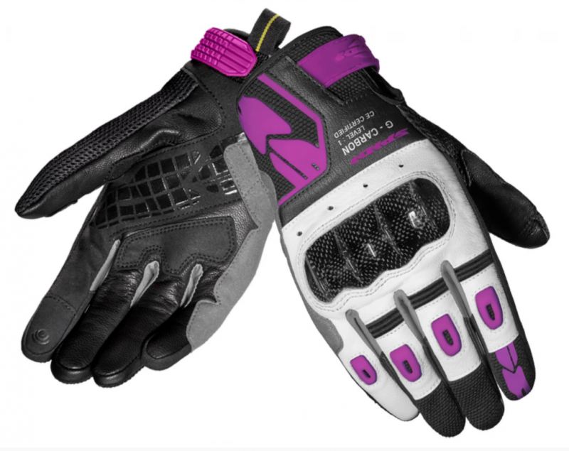 Перчатки Spidi G-CARBON LADY Black/Fuchsia