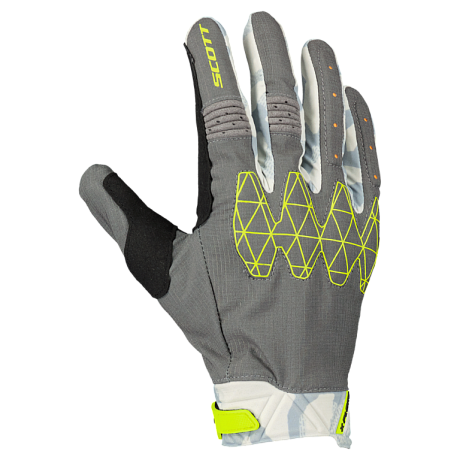 Перчатки SCOTT X-Plore D3O grey/yellow M