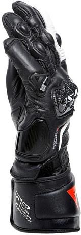 Перчатки кожаные женские Dainese Carbon 4 Long Lady Black/White XS