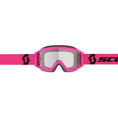 Очки Scott Primal pink/black/clear works