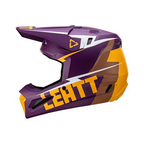 Шлем подростковый Leatt Moto 3.5 Junior Indigo