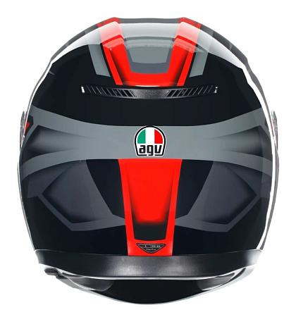 Шлем AGV K3 Compound Black/Red M