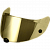 Визор HJC IS-17, цвет зеркальный золотой
