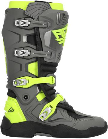 Мотоботы кроссовые Acerbis Whoops Grey/Yellow 43