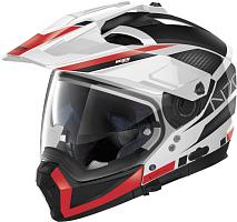 Шлем Nolan N70-2 X (06) Earthquake N-Com 049 Metal White/Red/Black