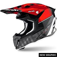 Кроссовый шлем Airoh Twist 2.0 Tech Red Gloss