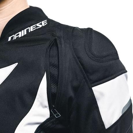 Куртка текстильная женская Dainese Avro 5 WMN Black/white/black 42